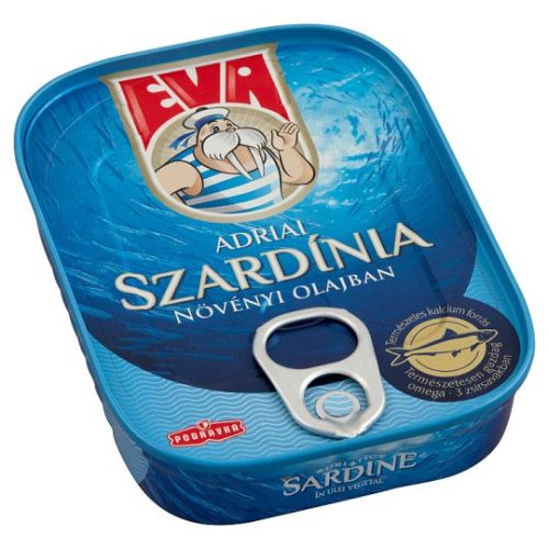 EVA Szardínia 100 Gr. Növényi Olajban