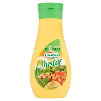 Univer Mustár 440 gr. Átlátszó flakon