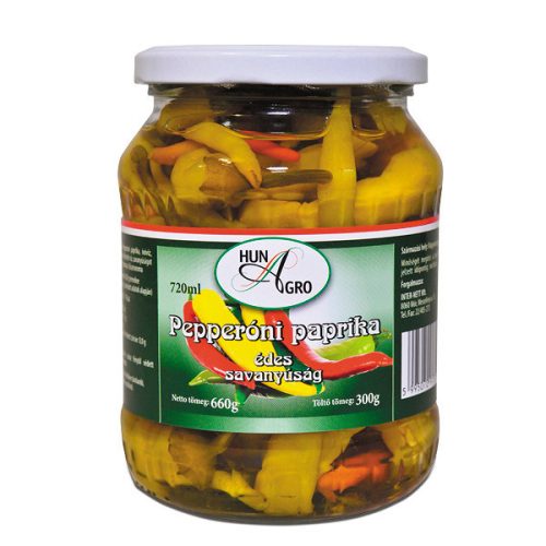 Hunagro Pepperoni Paprika 720 ml. ÉDES