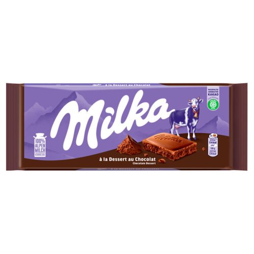 Milka Táblás 100 gr.  Chocolat Au Dessz.