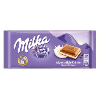 Milka Táblás 100 gr.  Alpenmilch Creme