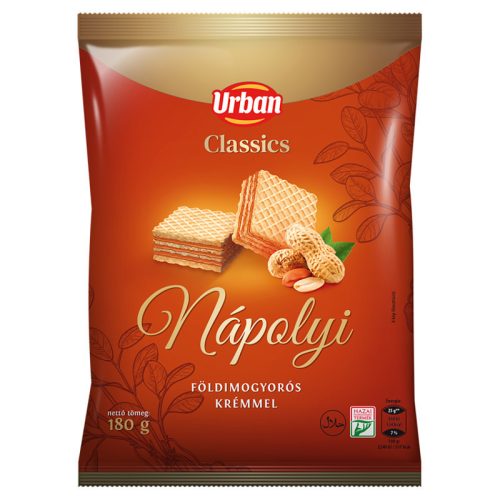 Urbán Töltött Ostya 180 Gr. Földimogyoró