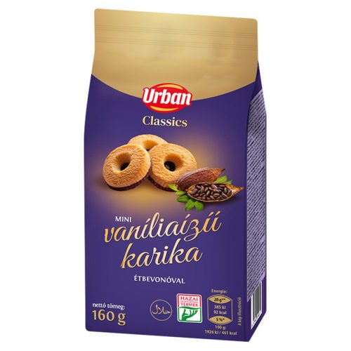 Urbán Mini Vaniliás Karika 160 gr.