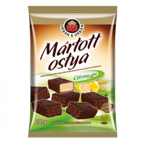 Urbán Mártott ostya 200 gr. Citromos