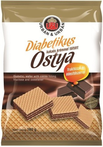 Urbán Diabetikus ostya 180 gr. Kakaós