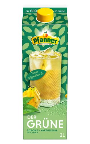 Pfanner ICE TEA 2 l. Zöld Citrom Kaktusz