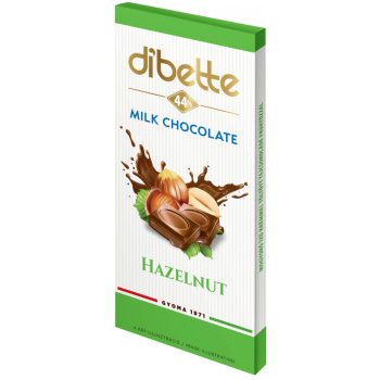Dibette Táblás Mogyoró izű 80 Gr.