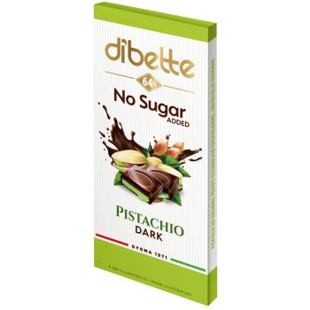 Dibette NAS Táblás Pisztácia izű 80 Gr.