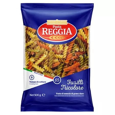 Reggia Fusilli Tricolor/Szines  500g(65)