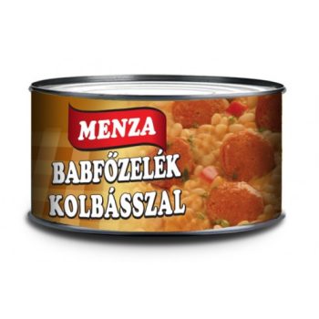 Menza Babfőzelék Lecsó kolbásszal 400 Gr