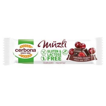 Cerbona GM. szelet Meggyes-Csokis 35 gr