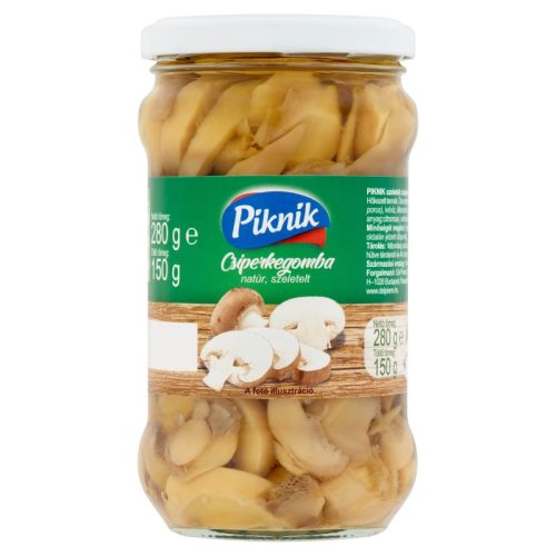 Piknik Szeletelt Gomba Üveges 280 gr.