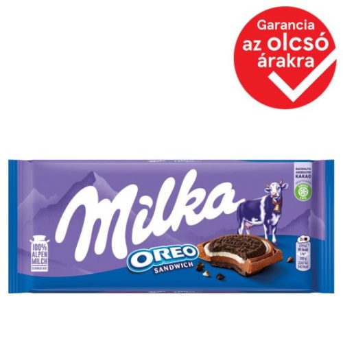 Milka Táblás  92 gr Oreo sandwich