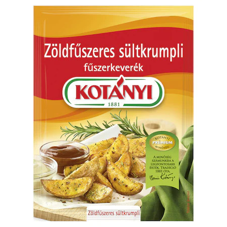 Kotányi Sültkrumpli Zöldfűszeres 20 gr.