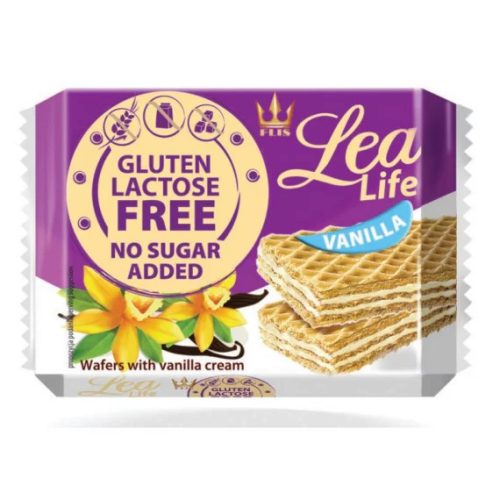 Lea Life ostya vaníliás 95 g. cukor-glutén és laktózmentes