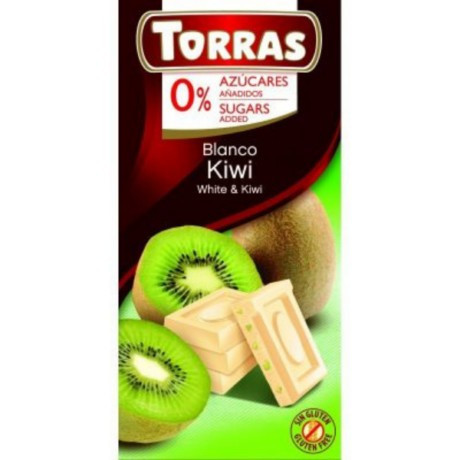 Torras Diab. csoki 75 gr. Kivi fehér