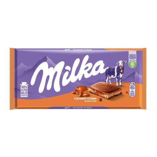Milka Táblás  90 gr. Popcorn caramell