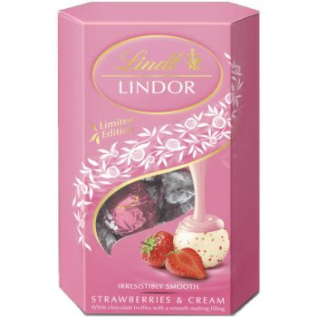 Lindt Lindor 200 g. Golyó Strawberries
