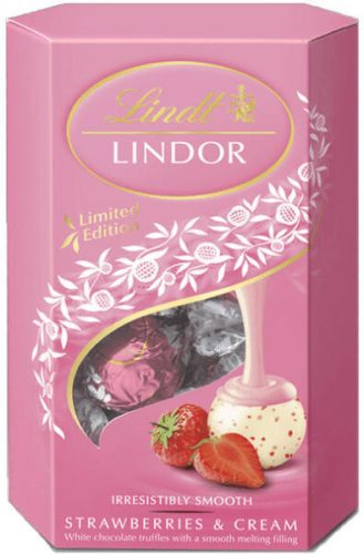 Lindt Lindor 200 g. Golyó Strawberries