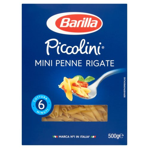 Barilla tészta 500 gr. Mini Penne Rigate