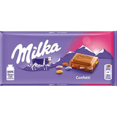 Milka Táblás 100 gr. Confetti