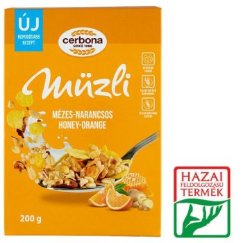 Cerbona Dobozos Müzli 200 gr.Méz