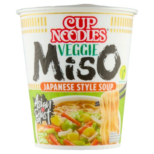 Nissin Poharas Inst. Tészta Veggie 63Gr.