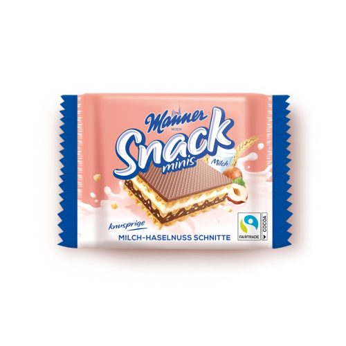 Manner Snack Minis 25 gr. Milch-Haselnus