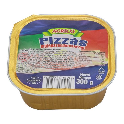 Agrico melegsz. pizza 300 g.