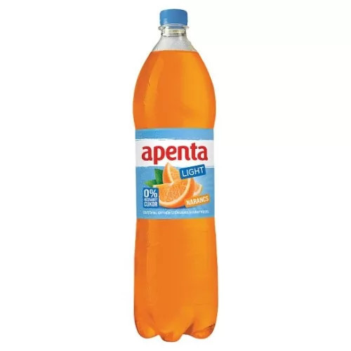 Apenta Light 1,5 L  Narancs 0% cukor DRS