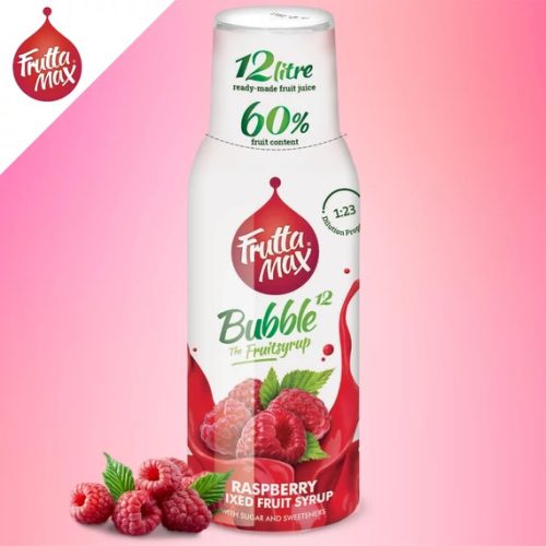 FM Bubble 12 Málna szörp 500ml DRS