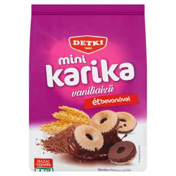 Detki Vaniliás karika Fél.mártott 150gr