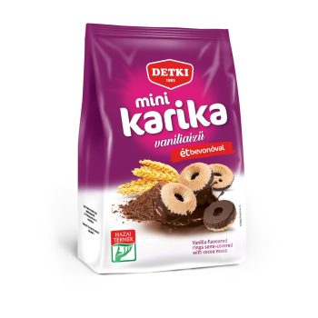 Detki Vaniliás karika Fél.mártott 150gr