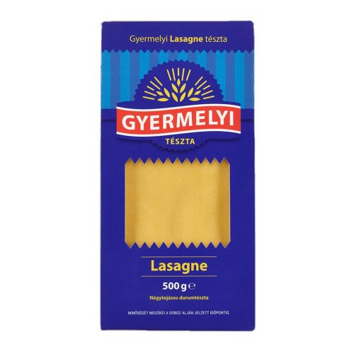 Gyermelyi 4 Toj. Lasagne 500 gr. 12/#