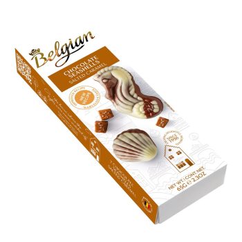 Belgian Seashells Salted Caramel 65 g.
