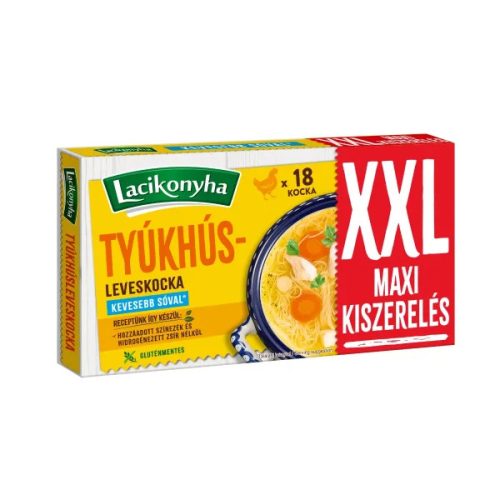 Lac.Kocka XXL Tyúkhúsleves 180 gr.