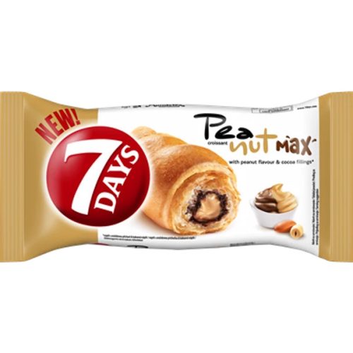 7 Days Double Croissant 80 gr. Peanut-C.